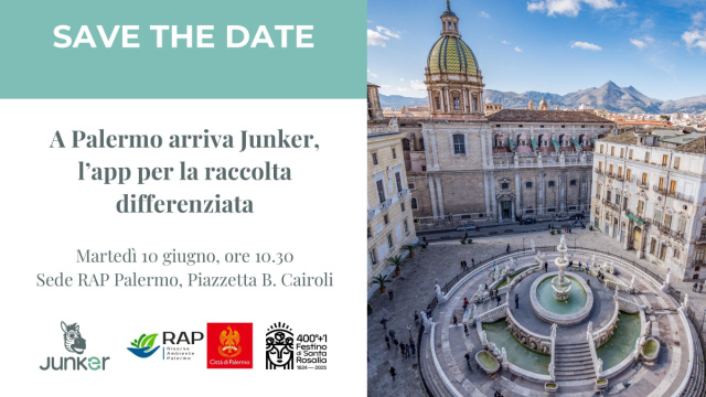 Save the Date. Presentazione App &rdquo; Junker Palermo&rdquo; Marted&igrave; 10 ... &copy; Creative Commons
