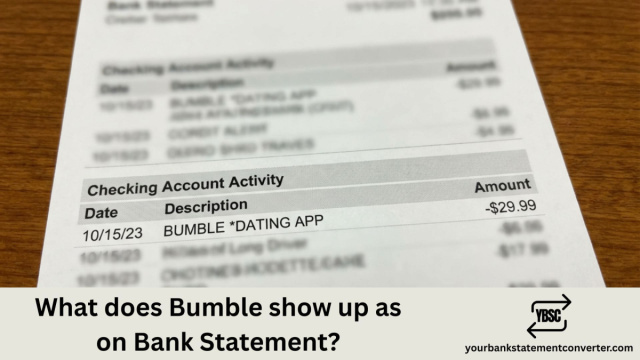 What does Bumble show up as on Bank Statement? [2025] &copy; Creative Commons