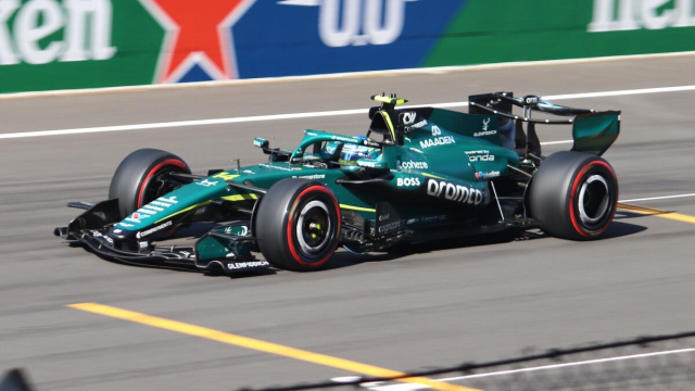 Fernando Alonso sulla sua AMR26