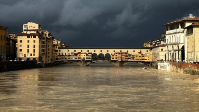Maltempo in Toscana, allerta gialla: scuole chiuse e Arno sotto ... &copy; Creative Commons