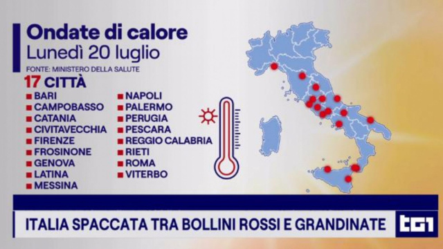 Meteo estremo in Italia: caldo torrido al Sud e violente ... &copy; Creative Commons