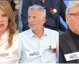 Cinzia Paolini, Marco Troiani e Mario Lenti &copy; Canale 5.