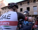 Pogacar e Valverde alla Strade Bianche 2022 - &copy; Screenshot Eurosport