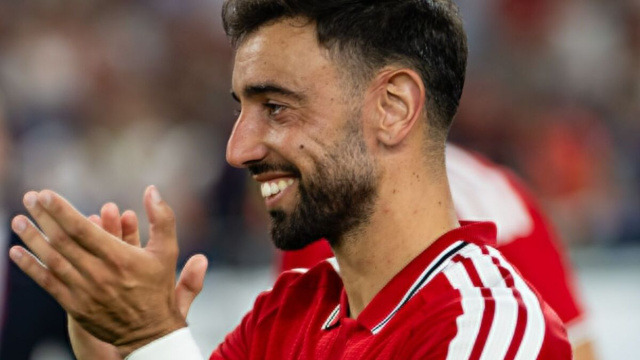 Bruno Fernandes, attaccante del Manchester United. Foto &copy; Manchester United