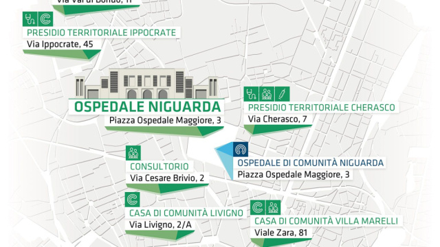 Come raggiungerci  ASST Grande Ospedale Metropolitano Niguarda &copy; Creative Commons