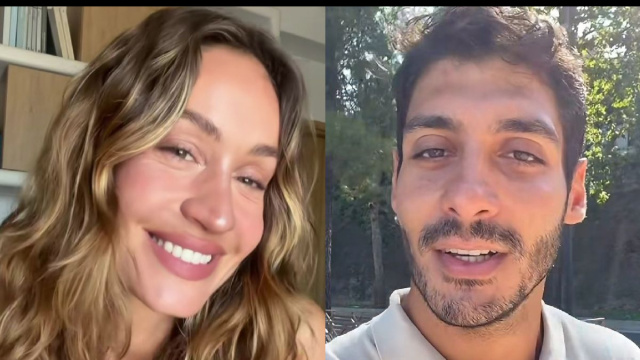 Helena Prestes e Javier Martinez &copy; Instagram.