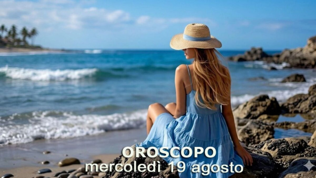 Locandina per l'oroscopo di mercoled&igrave; 19 agosto 2026 - &copy; Gemini IA.
