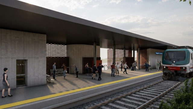 Perugia: alla fermata di Collestrada Aeroporto arriva la stazione ... &copy; Creative Commons