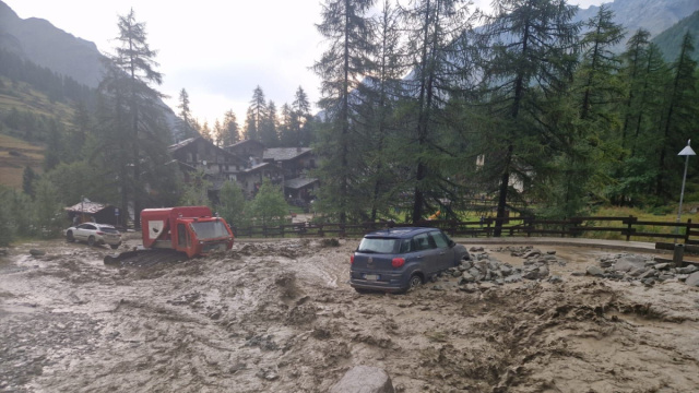 Rhemes-Notre-Dame, colata dal torrente Pellaud: una trentina di ... &copy; Creative Commons