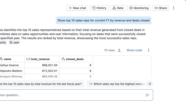 Analisi conversazionale per team aziendali  Databricks Genie Agents &copy; Creative Commons
