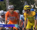 Tappa annullata al Giro del Portogallo dopo l'incidente a Tarling - &copy; Screenshot Eurosport