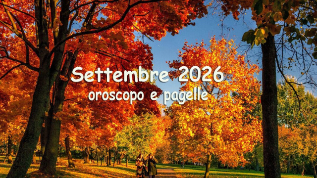 Locandina per l'oroscopo del mese di settembre 2026 - &copy; Pixabay.