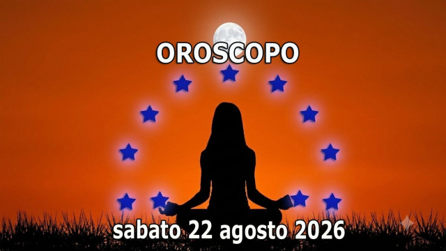 Locandina per l'oroscopo di sabato 22 agosto 2026 - &copy; Roberta Carsoli.