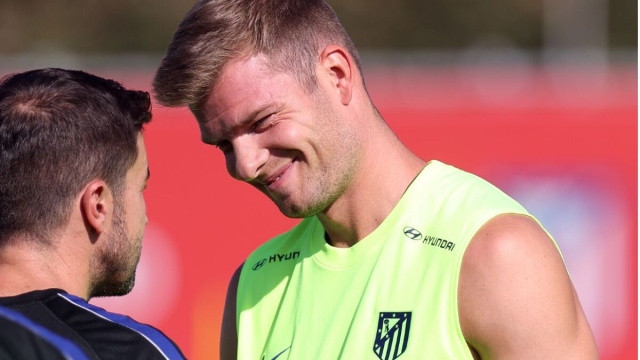 Alexander Sorloth, attaccante dell'Atletico Madrid. Foto &copy; Atletico Madrid