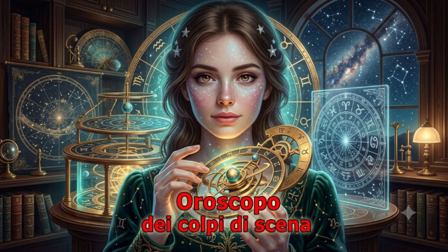 Locandina per l'oroscopo dei colpi di scena - &copy; Gemini AI.