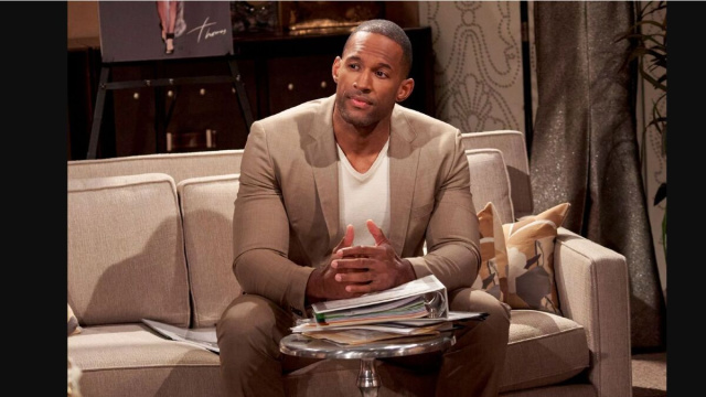 Carter in una scena di Beautiful &copy; Canale 5.