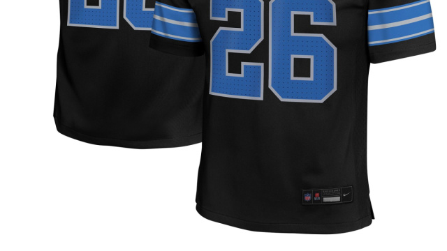 Detroit Lions Jahmyr Gibbs Jersey- Youth Size XL (14/16)) Kids ... &copy; Creative Commons