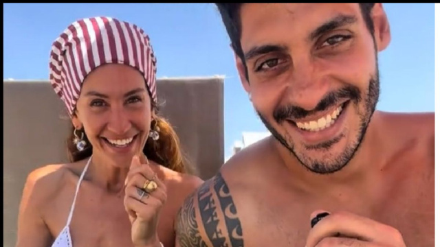 Helena Prestes e Javier Martinez &copy; Instagram.