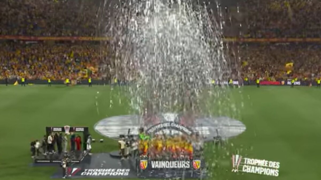 La vittoria del Lens sul Psg - screenshot Ligue1.