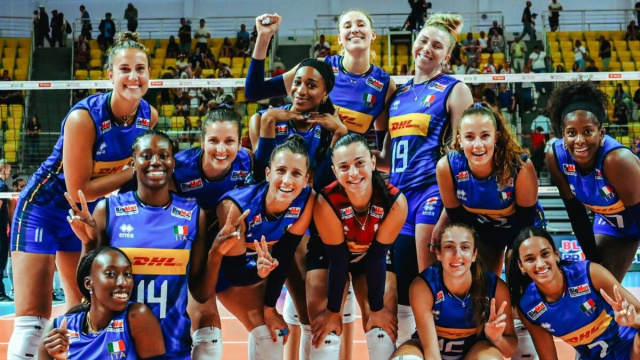 Nazionale italiana di pallavolo &copy; Pagina Facebook ufficiale della Federazione Italiana Pallavolo