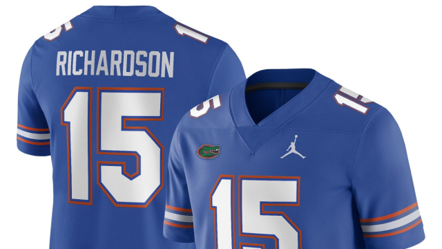 Richardson Florida Gator Jersey Authentic Men's Jordan Brand ... &copy; Creative Commons