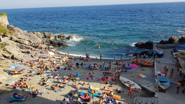 Spiaggia Murcarolo  Provincia di Genova, Italia ... &copy; Creative Commons