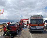 Incidente sulla provinciale nel Catanzarese - &copy; Vigili del Fuoco