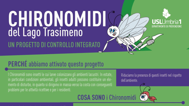 Chironomidi, locandine in italiano e inglese per informare i ... &copy; Creative Commons