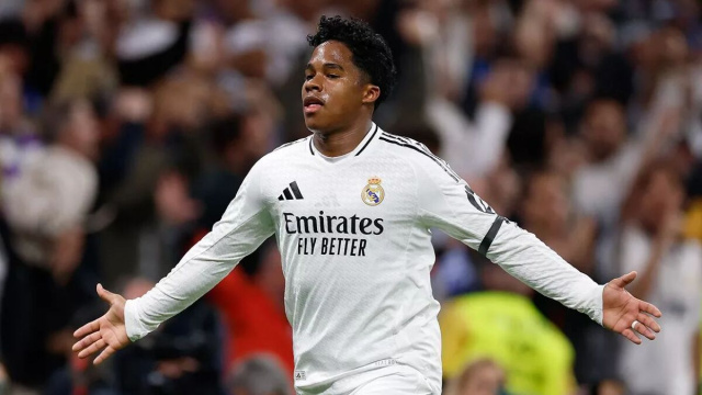 Endrick, attaccante del Real Madrid. Foto &copy; Real Madrid