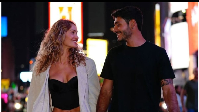 Helena Prestes e Javier Martinez &copy; Instagram.