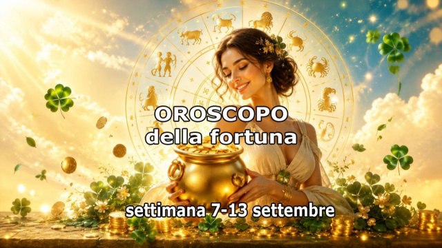 Locandina per l'oroscopo della fortuna, settimana 7-13 settembre 2026 - &copy; Pixabay.