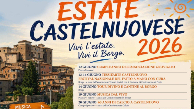 Estate Castelnuovese 2026: tre mesi di iniziative tra arte, sport ... &copy; Creative Commons