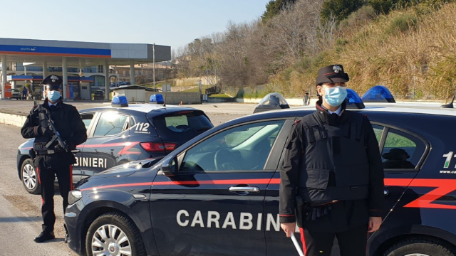 I carabinieri di Fermo durante il Covid. &copy; Creative Commons