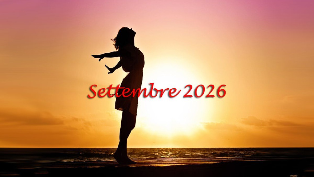 Locandina per l'oroscopo del mese di settembre 2026 - &copy; Pixabay IA.