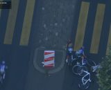 La caduta di Letizia Paternoster al Tour de France Femmes - &copy; Screenshot Eurosport