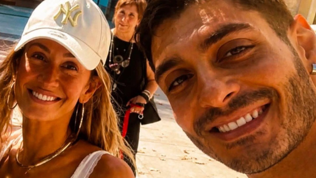 Helena Prestes e Javier Martinez &copy; Instagram.