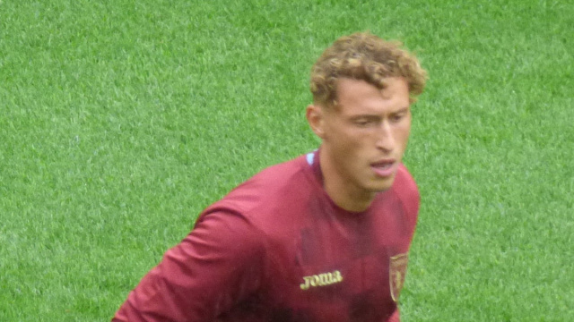 M&euml;rgim Vojvoda lors du match amical RC Lens / Torino FC, le 2 ao&ucirc;t 2023 au Stade Bollaert-Delelis.
