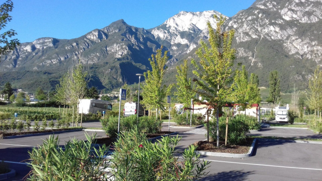 Area di sosta camper - Via Fersina Nord - Trento - Via Roberto da ... &copy; Creative Commons