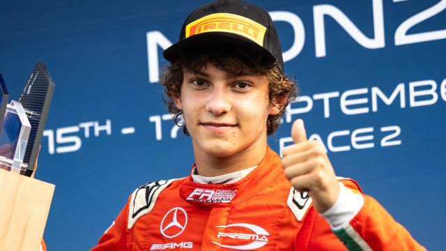 INIZIATIVE - <p>Andrea Kimi Antonelli vince Gara 2 a Monza e ... &copy; Creative Commons