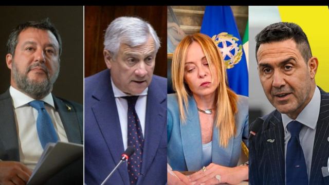 Matteo Salvini, Antonio Tajani, Giorgia Meloni e Roberto Vannacci (&copy; Facebook)
