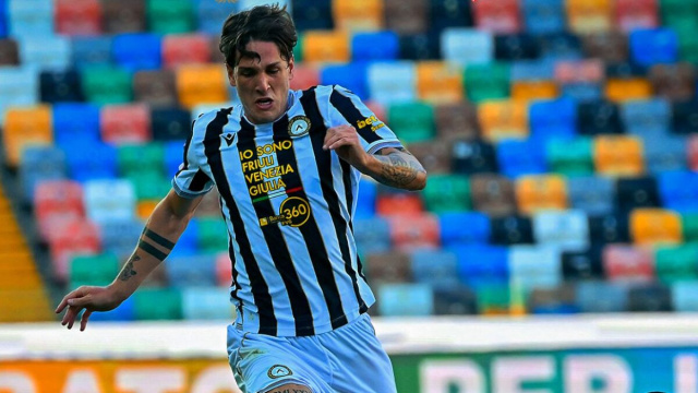 Nicol&ograve; Zaniolo, attaccante dell'Udinese. Foto &copy; Udinese