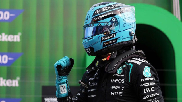 Russell si prende la pole sprint in Olanda