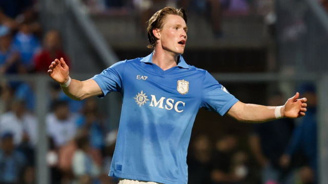 Scott McTominay, centrocampista del Napoli. Foto &copy; Lega Serie A