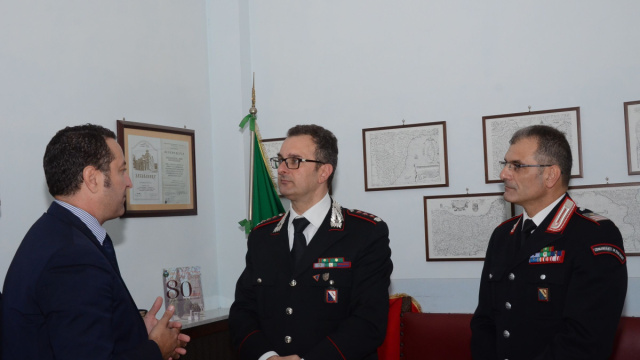 Visita ufficiale, ieri, a Telese del nuovo Comandante provinciale ... &copy; Creative Commons