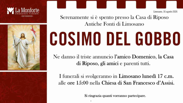 Cosmo Pasquale Del Gobbo - Funerale a Limosano  Funer24 &copy; Creative Commons