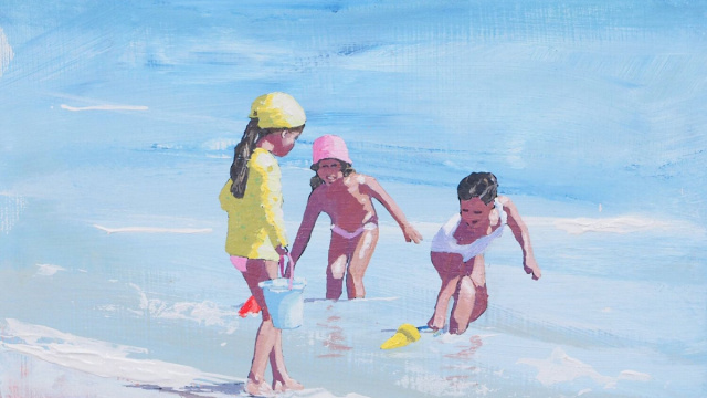 Girls on the shore di Carlos Martin &ndash; SINGULART &copy; Creative Commons