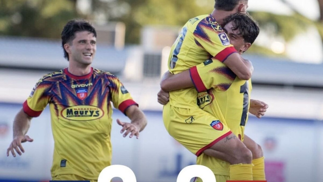 Il Guidonia sfodera una prestazione eccezionale, regalando i primi tre punti ai propri tifosi. &copy; guidoniamontecelio1937fc Instagram