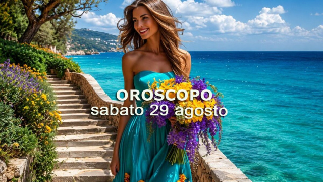 Locandina per l'oroscopo di sabato 29 agosto 2026 - &copy; Gemini IA.