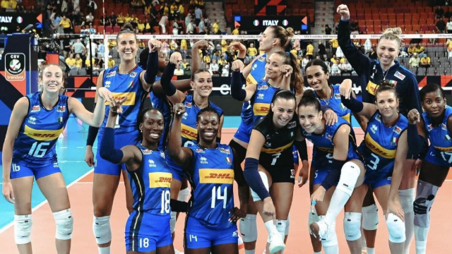 Nazionale italiana di pallavolo &copy; Pagina Facebook ufficiale della Federazione Italiana Pallavolo