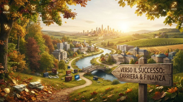 Paesaggio autunnale cittadino- &copy; Gemini AI